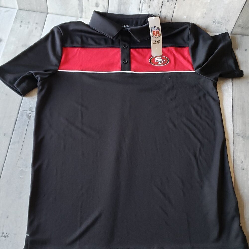 NWT - SF 49er NFL Team Apparel San Francisco Forty Niner's Men's Polo - Size L
